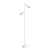 FLOWER WHITE CHROME LAMPA PODŁOGOWA 1xGU10 ML0277 Milagro