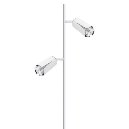 FLOWER WHITE CHROME LAMPA PODŁOGOWA 1xGU10 ML0277 Milagro