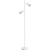 FLOWER WHITE CHROME LAMPA PODŁOGOWA 1xGU10 ML0277 Milagro