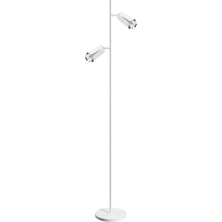 FLOWER WHITE CHROME LAMPA PODŁOGOWA 1xGU10 ML0277 Milagro