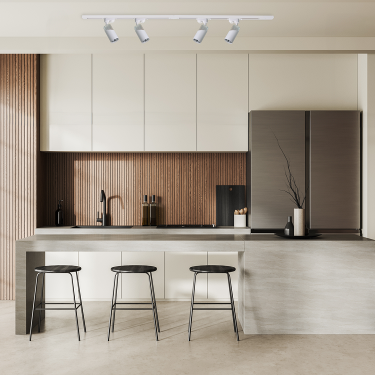 NEO WHITE CHROME TRACK 1xGU10 ML0286 Milagro