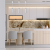 NEO WHITE CHROME LAMPA WISZĄCA 1xGU10 ML0291 Milagro