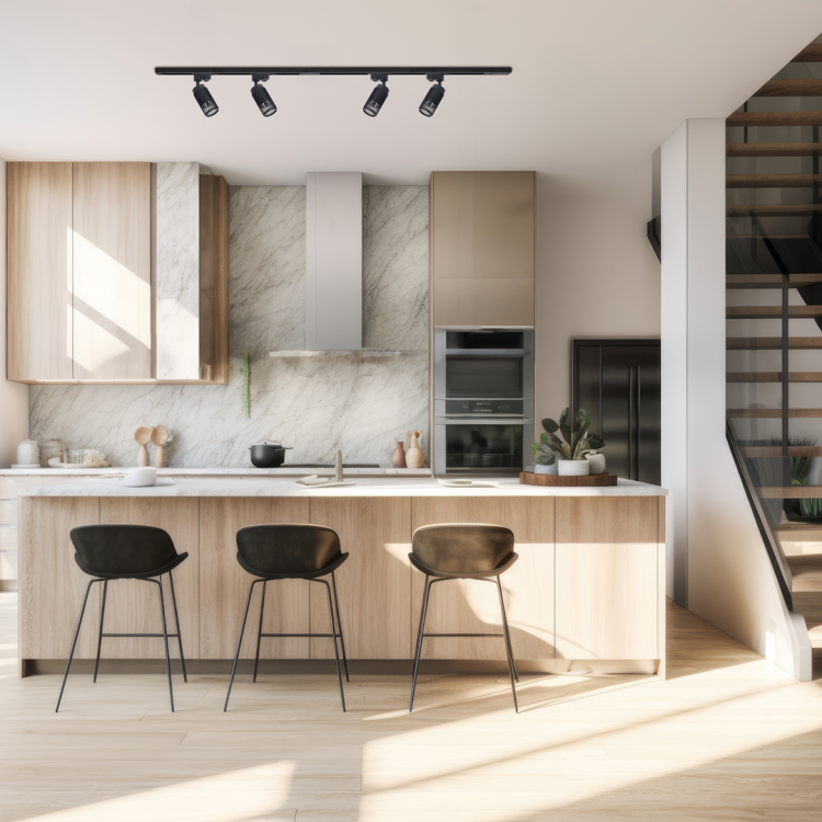 VERTICAL BLACK TRACK 1xGU10 ML0293 Milagro