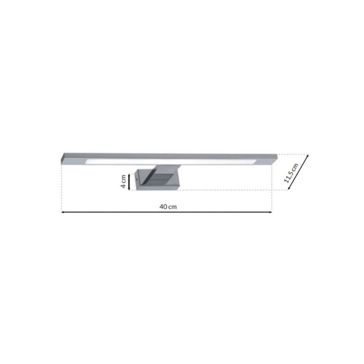 Kinkiet SHINE CHROME 40cm 7W LED ML030 Milagro