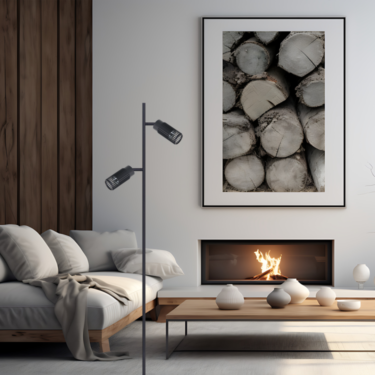 VERTICAL BLACK LAMPA PODŁOGOWA 1xGU10 ML0300 Milagro