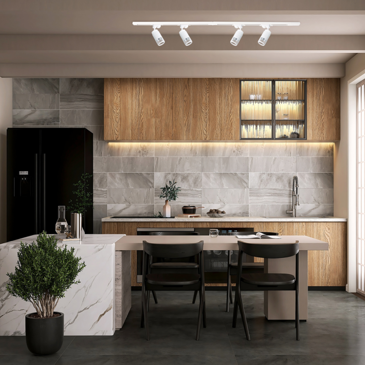 VERTICAL WHITE TRACK 1xGU10 ML0303 Milagro