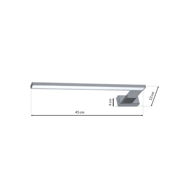 Kinkiet SHINE CHROME 45cm 11W LED ML031 Milagro