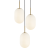 Lampa wisząca ALIAS GOLD 3xE14 koło ML0315 Milagro