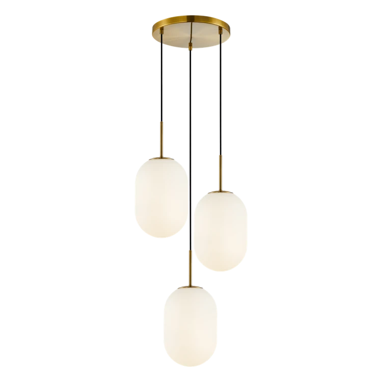 Lampa wisząca ALIAS GOLD 3xE14 koło ML0315 Milagro