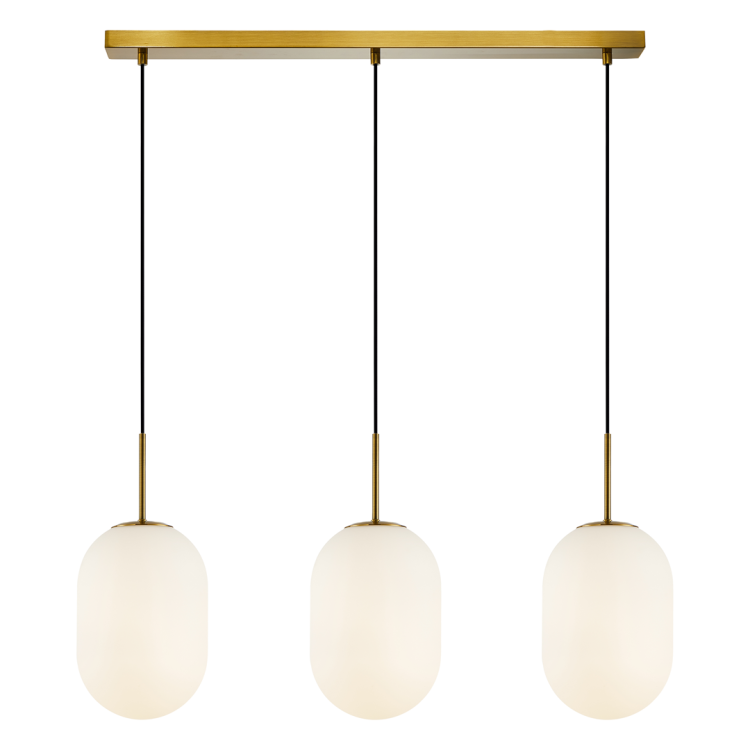 Lampa wisząca ALIAS GOLD 3xE14 ML0316 Milagro