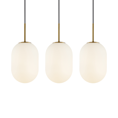 Lampa wisząca ALIAS GOLD 3xE14 ML0316 Milagro