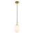 Lampa wisząca ALIAS GOLD 1xE14 fi 120 ML0317 Milagro