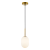 Lampa wisząca ALIAS GOLD 1xE14 fi 120 ML0317 Milagro
