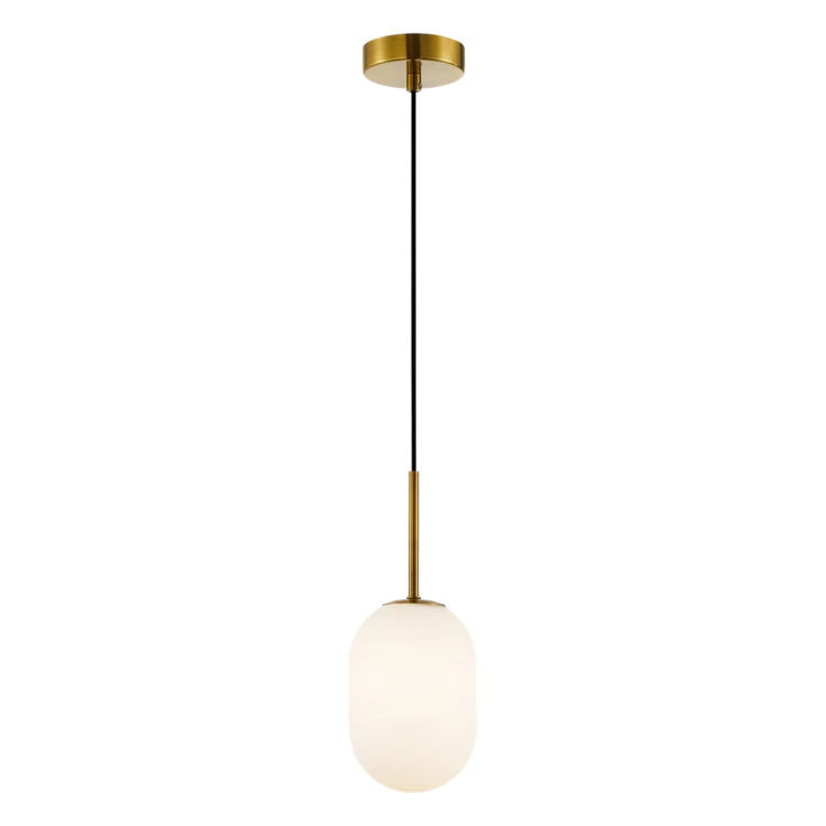 Lampa wisząca ALIAS GOLD 1xE14 fi 120 ML0317 Milagro