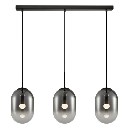 Lampa wisząca ALIAS BLACK 3xE14 ML0321 Milagro