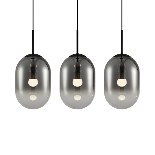 Lampa wisząca ALIAS BLACK 3xE14 ML0321 Milagro