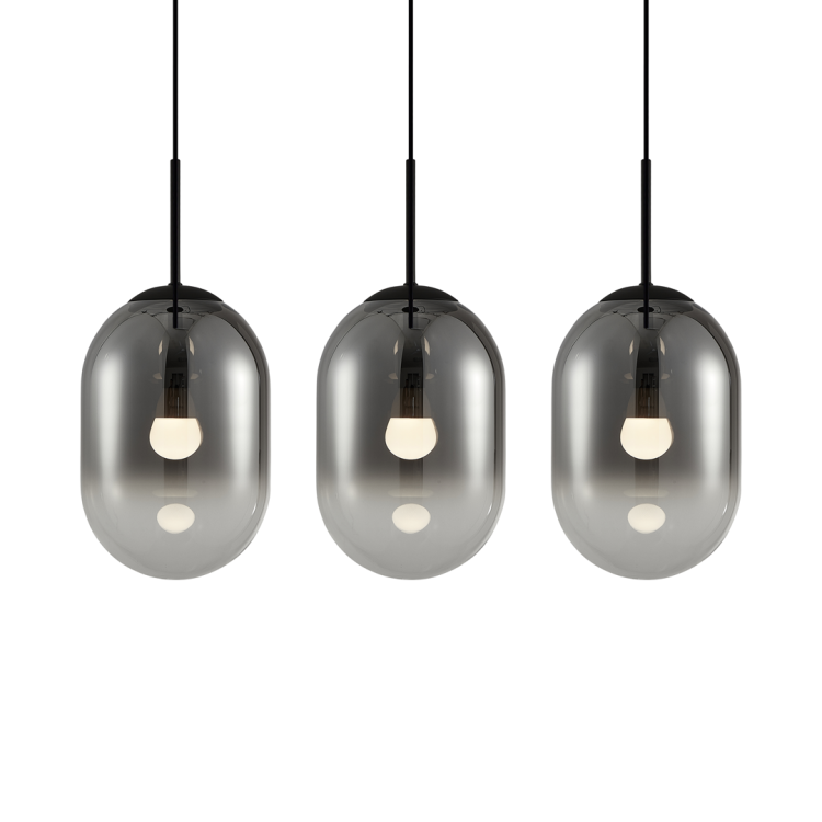 Lampa wisząca ALIAS BLACK 3xE14 ML0321 Milagro