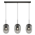 Lampa wisząca ALIAS BLACK 3xE14 ML0321 Milagro