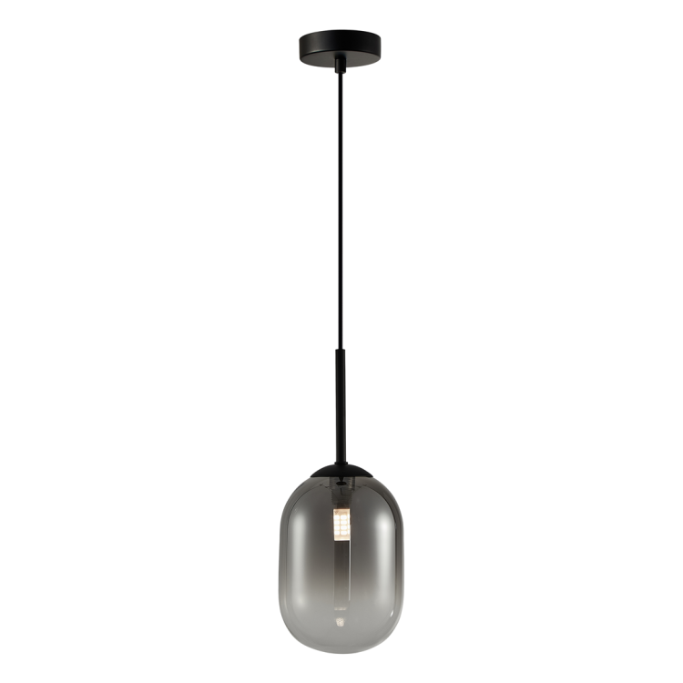 Lampa wisząca ALIAS BLACK 1xE14 fi 120 ML0322 Milagro