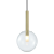Lampa wisząca NIKO GOLD 1xG9 fi 200 ML0328 Milagro