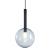 Lampa wisząca NIKO BLACK 1xG9 fi 200 ML0329 Milagro