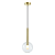 Lampa wisząca NIKO GOLD 1xG9 fi 150 ML0330 Milagro