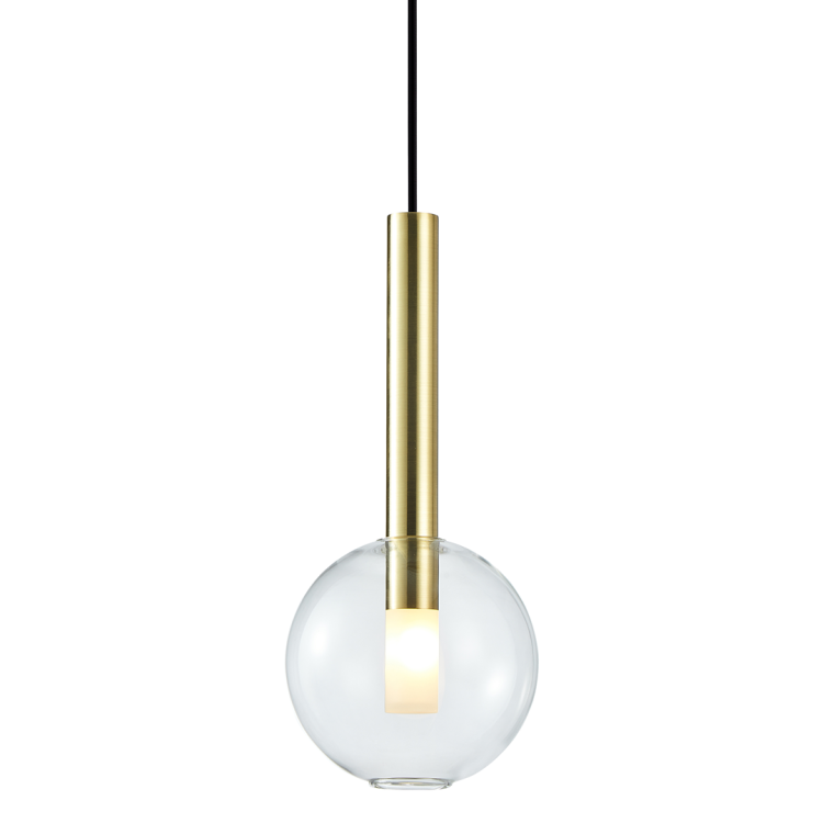 Lampa wisząca NIKO GOLD 1xG9 fi 150 ML0330 Milagro