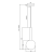 Lampa wisząca NIKO GOLD 1xG9 fi 150 ML0330 Milagro