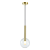 Lampa wisząca NIKO GOLD 1xG9 fi 150 ML0330 Milagro