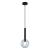 Lampa wisząca NIKO BLACK 1xG9 fi 150 ML0331 Milagro