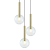 Lampa wisząca NIKO GOLD 3xG9 ML0332 Milagro