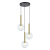 Lampa wisząca NIKO GOLD 3xG9 ML0332 Milagro