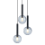 Lampa wisząca NIKO BLACK 3xG9 ML0333 Milagro