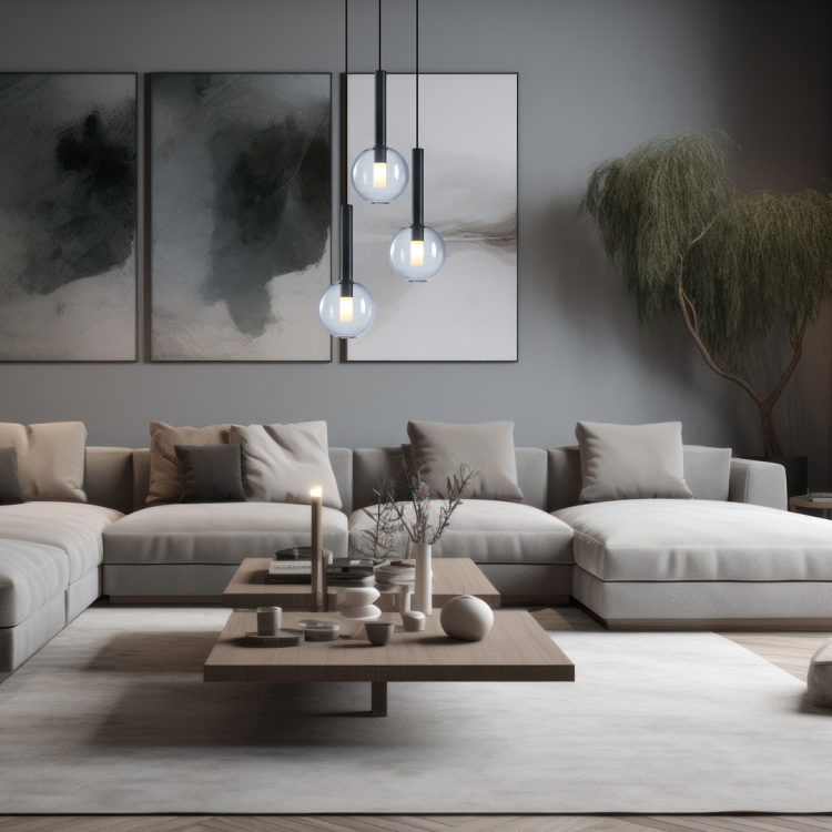 Lampa wisząca NIKO BLACK 3xG9 ML0333 Milagro