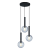 Lampa wisząca NIKO BLACK 3xG9 ML0333 Milagro