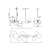 Lampa wisząca MILA 10xG9 ML0335 Milagro