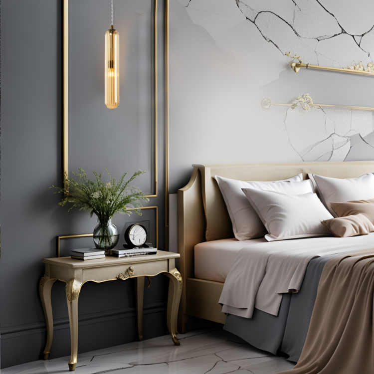Lampa wisząca PAX GOLD 1xG9 ML0338 Milagro