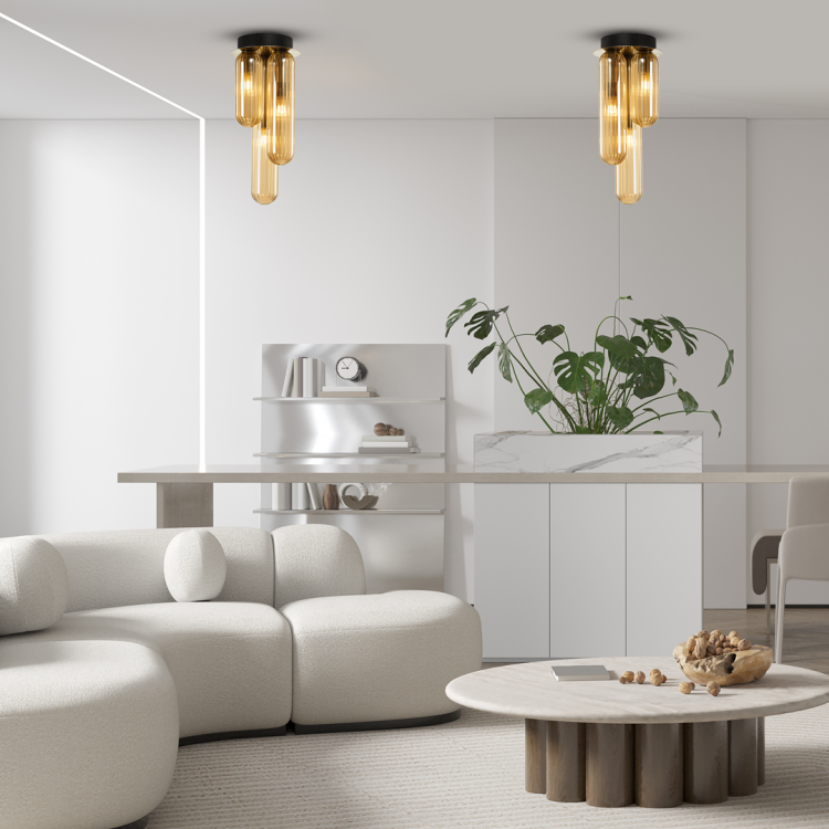 Lampa sufitowa PAX GOLD 3xG9 ML0340 Milagro