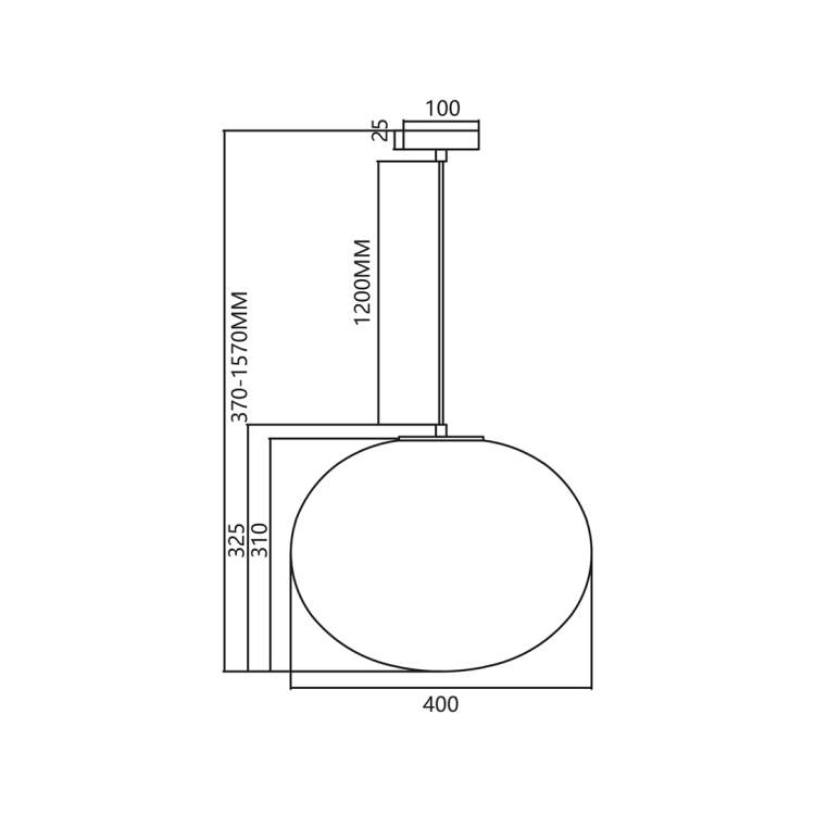 Lampa wisząca CAMPANIA 1xE27 ML0343 Milagro