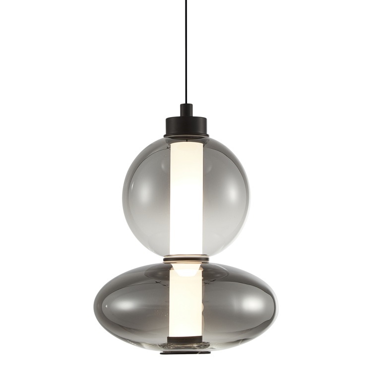 Lampa wisząca DAPHNE SMOKED 12W ML0344 Milagro