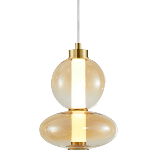 Lampa wisząca DAPHNE AMBER 12W ML0345 Milagro