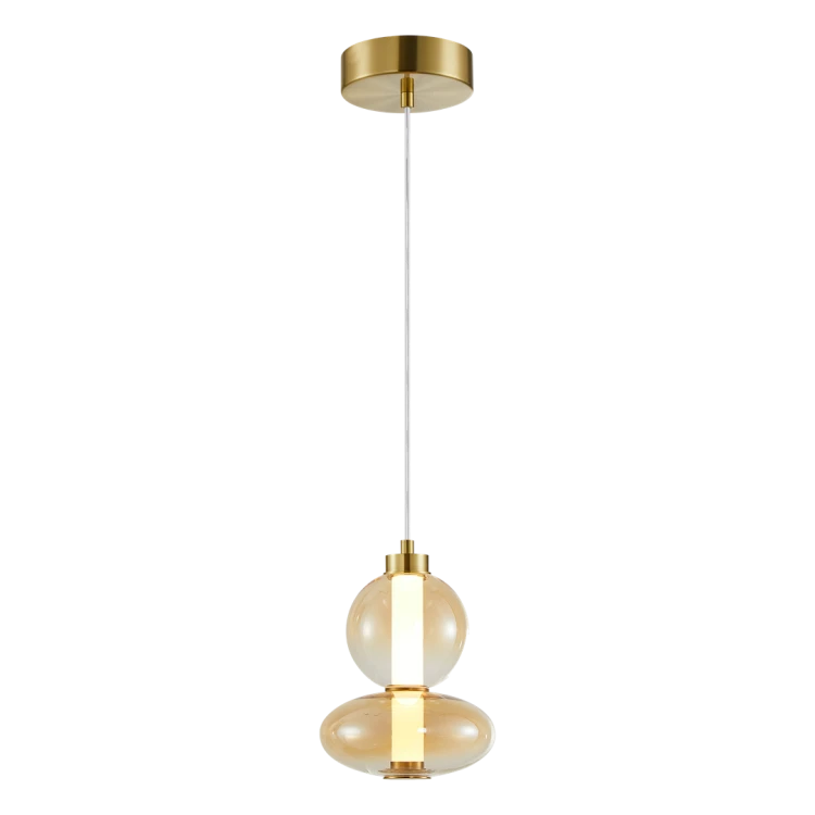 Lampa wisząca DAPHNE AMBER 12W ML0345 Milagro