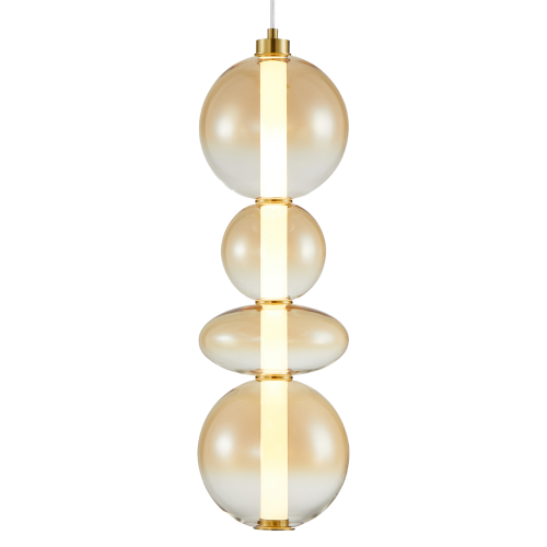 Lampa wisząca DAPHNE AMBER 36W ML0346 Milagro