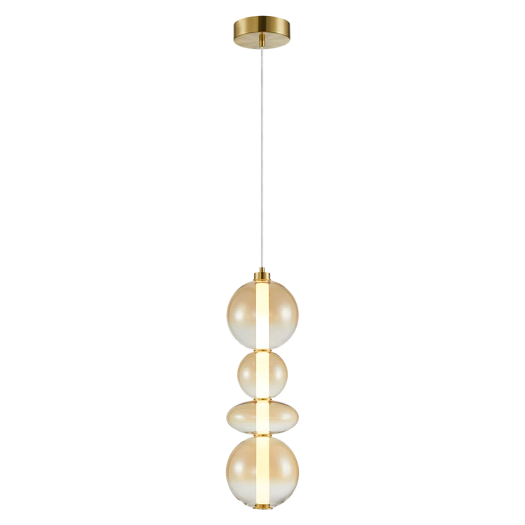 Lampa wisząca DAPHNE AMBER 36W ML0346 Milagro
