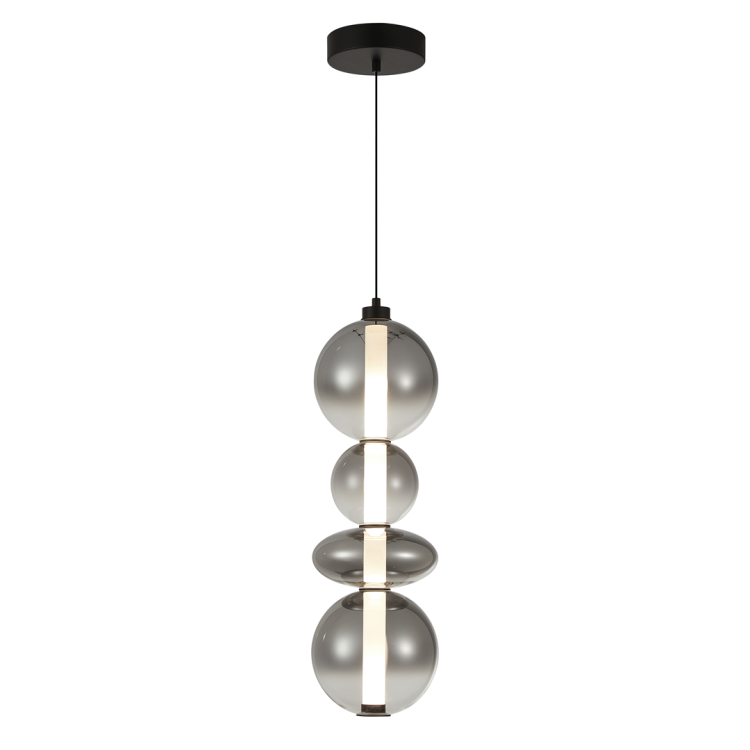 Lampa wisząca DAPHNE SMOKED 36W ML0347 Milagro