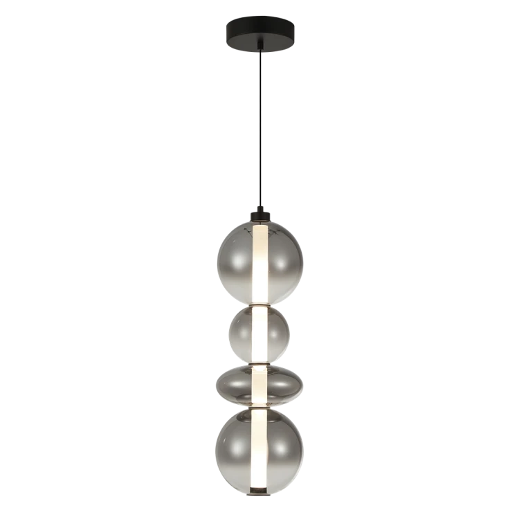 Lampa wisząca DAPHNE SMOKED 36W ML0347 Milagro