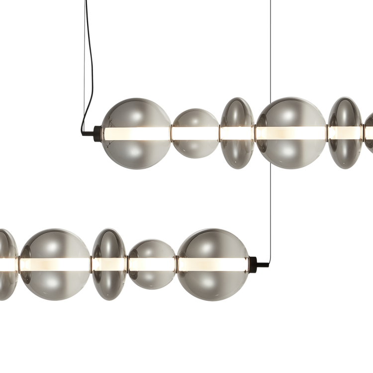 Lampa wisząca DAPHNE SMOKED 40W ML0348 Milagro