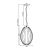 Lampa wisząca BRAGA WHITE 1xE27 ML0350 Milagro