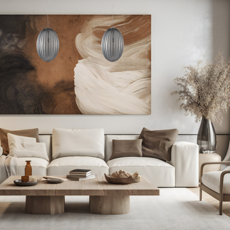 Lampa wisząca BRAGA SMOKED 1xE27 ML0351 Milagro