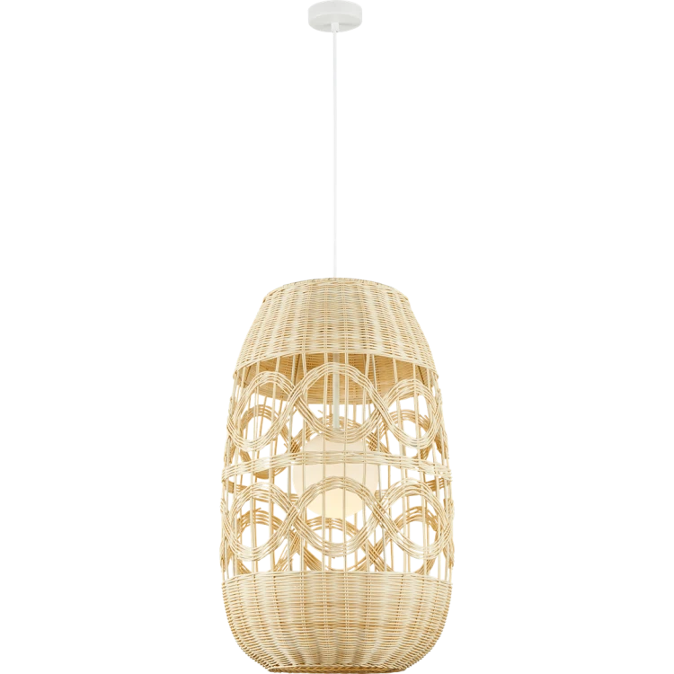 Lampa wisząca ARONA NATURAL 1xE14 fi 400 ML0353 Milagro